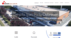 Desktop Screenshot of daniellaiparipark.hu